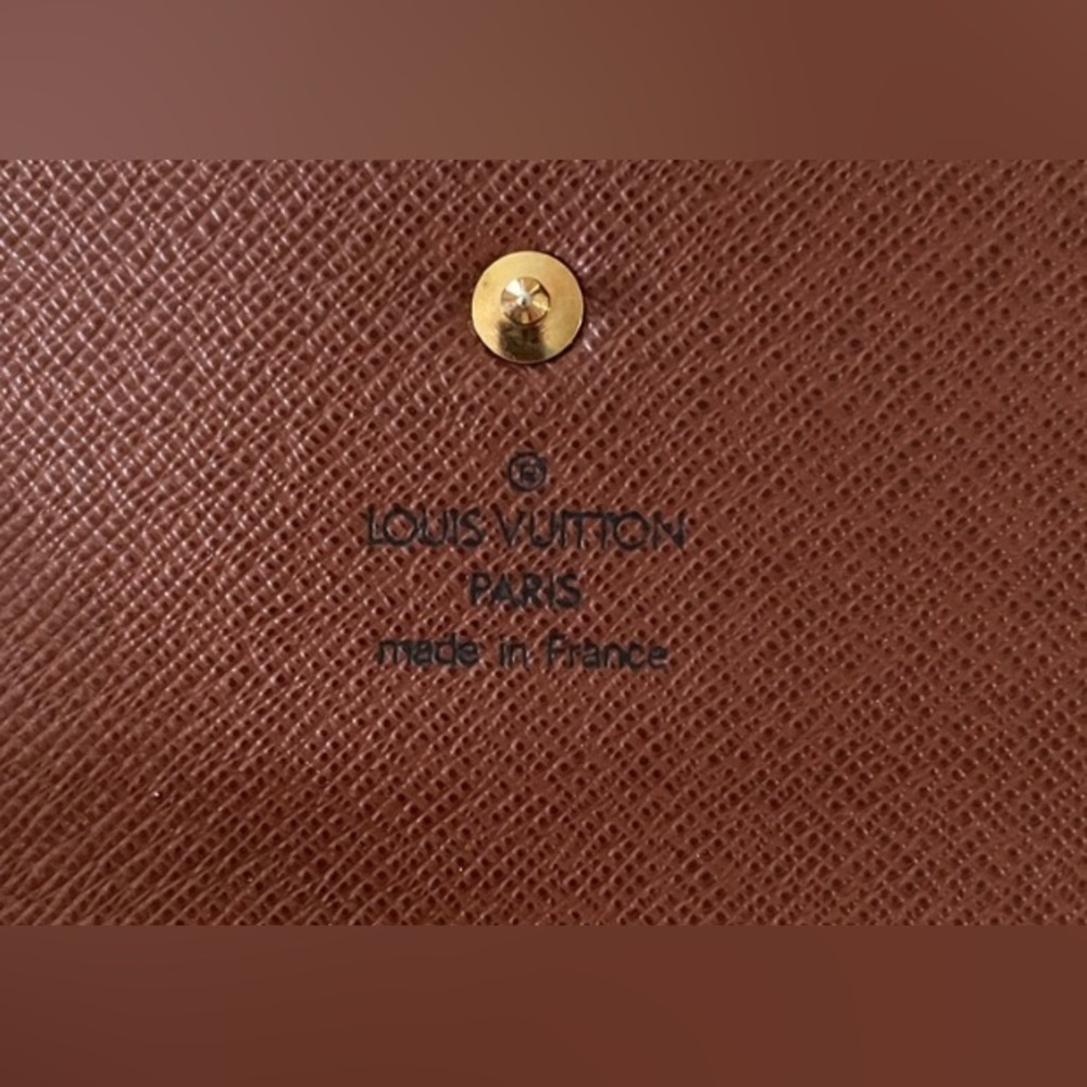 LOUIS VUITTON ❤️❤️ PORTE TRESOR INTERNATIONAL TRIFOLD MONOGRAM LONG WALLET - Picture 14 of 15